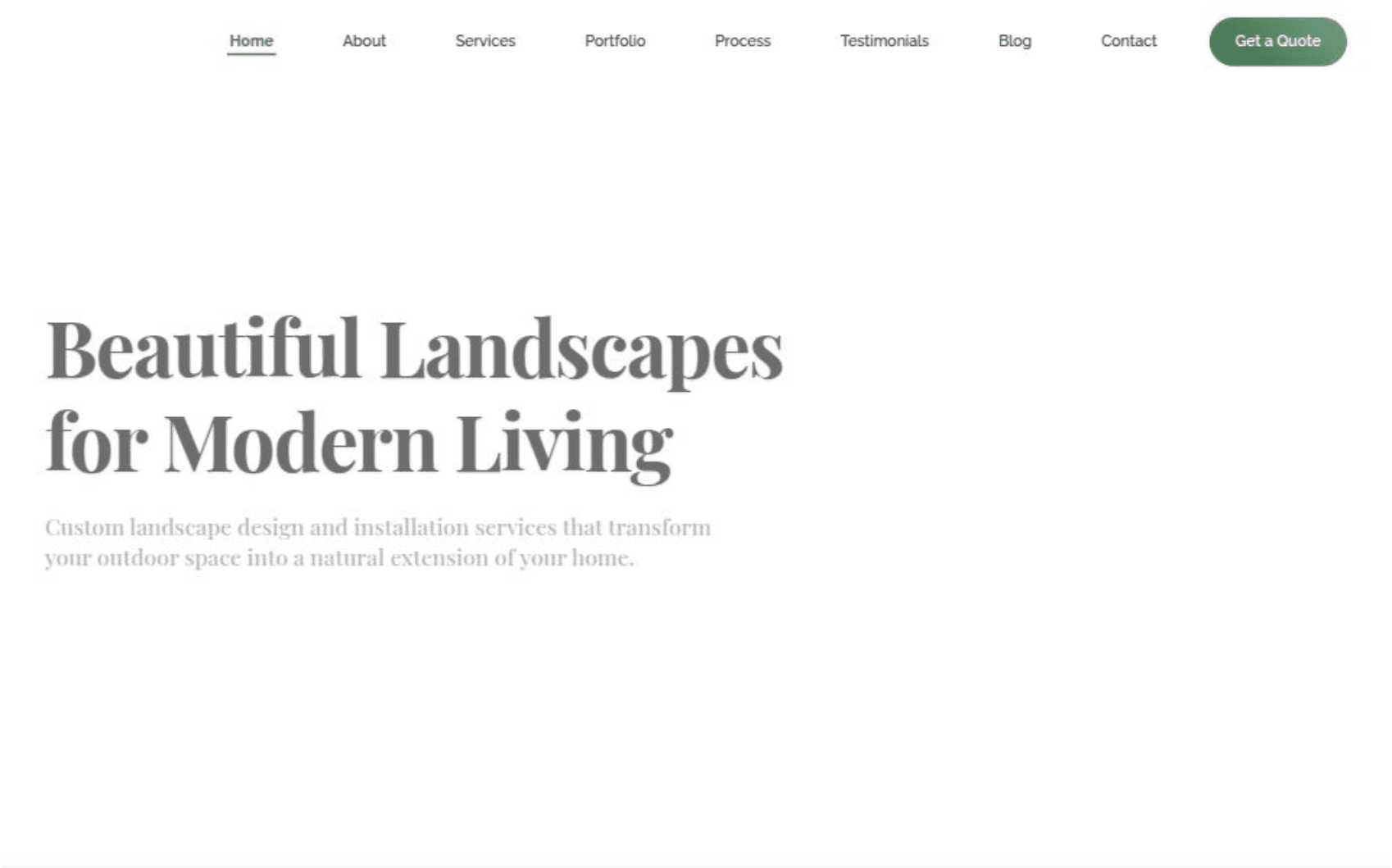 Greenleaf Design project screenshot